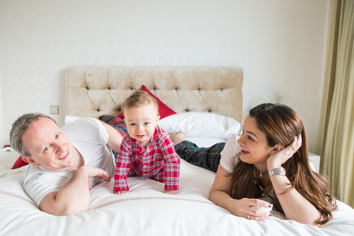 Relaxed at home family photography London