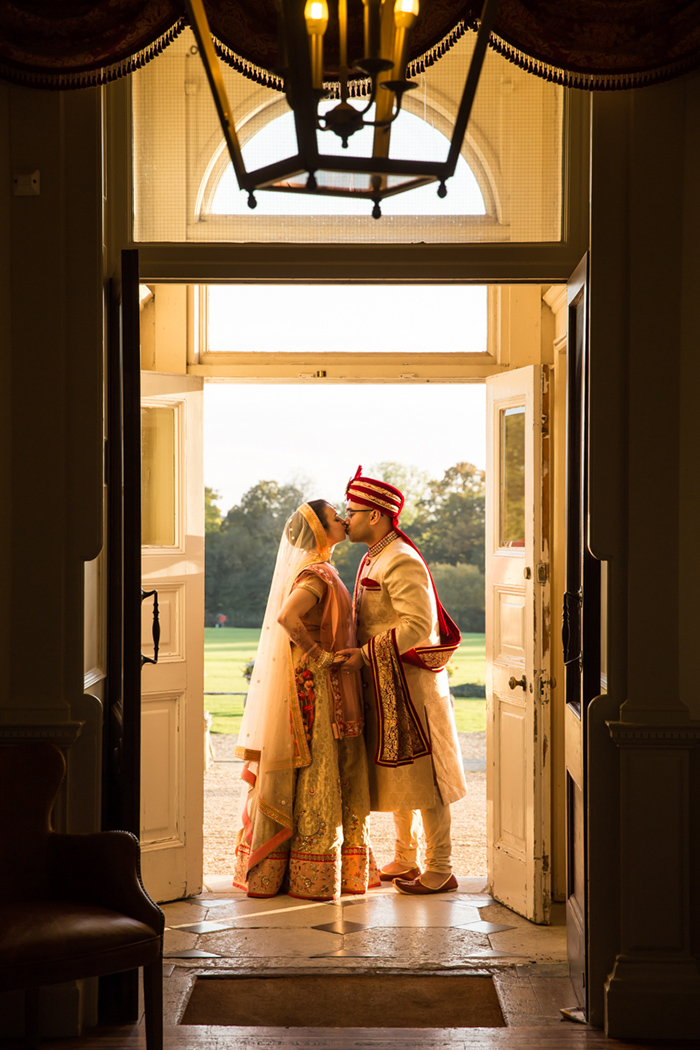Hindu wedding photography golden hour