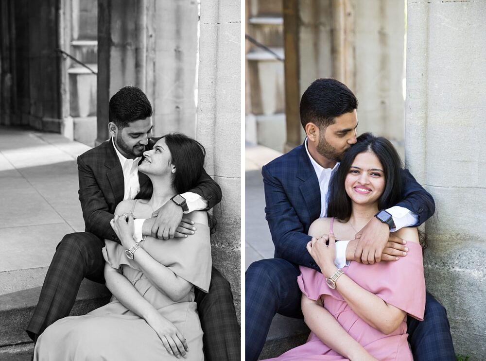Indian engagement photos in London